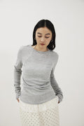 Eyelet long sleeve Tee