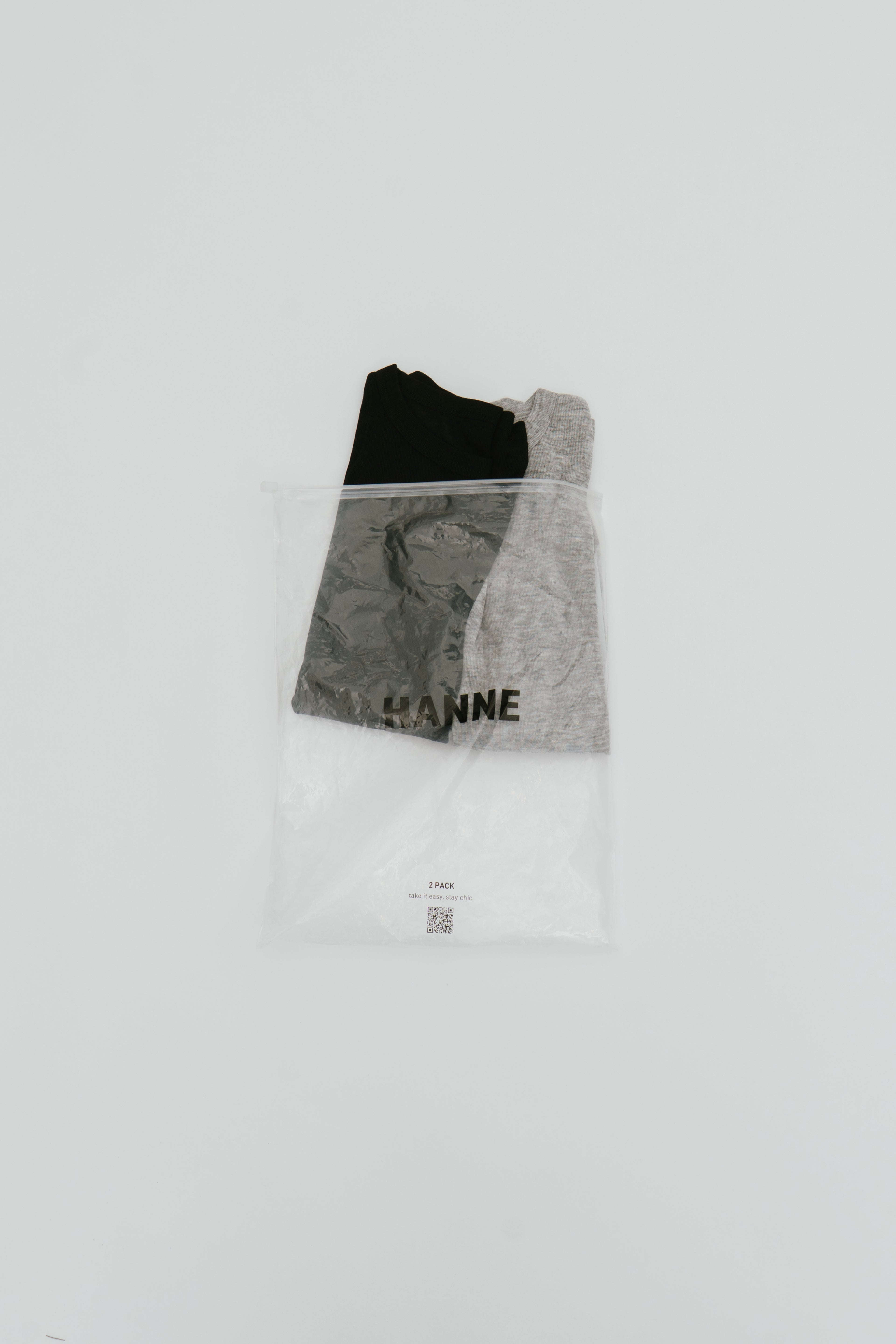 2PACK Sheer half sleeve TEE