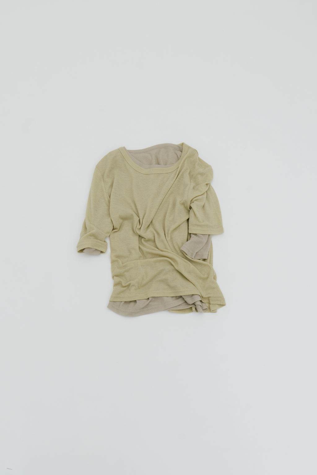 2PACK Sheer half sleeve TEE