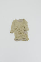2PACK Sheer half sleeve TEE