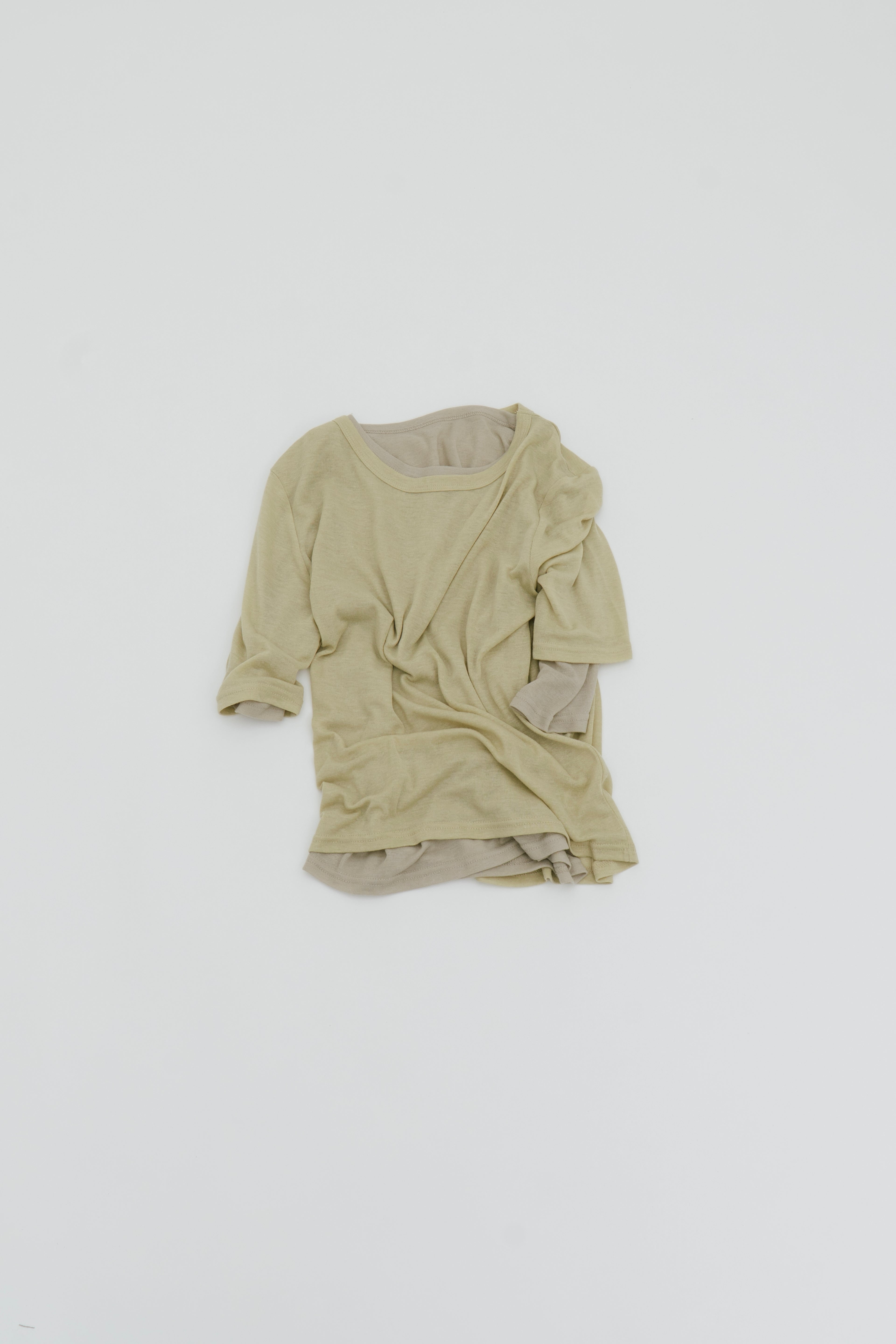 2PACK Sheer half sleeve TEE