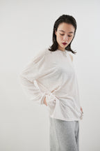 Open shoulder border long TEE