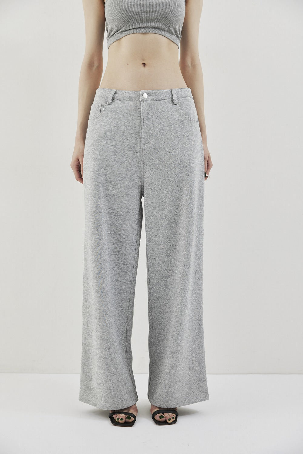 Straigh jersey pants