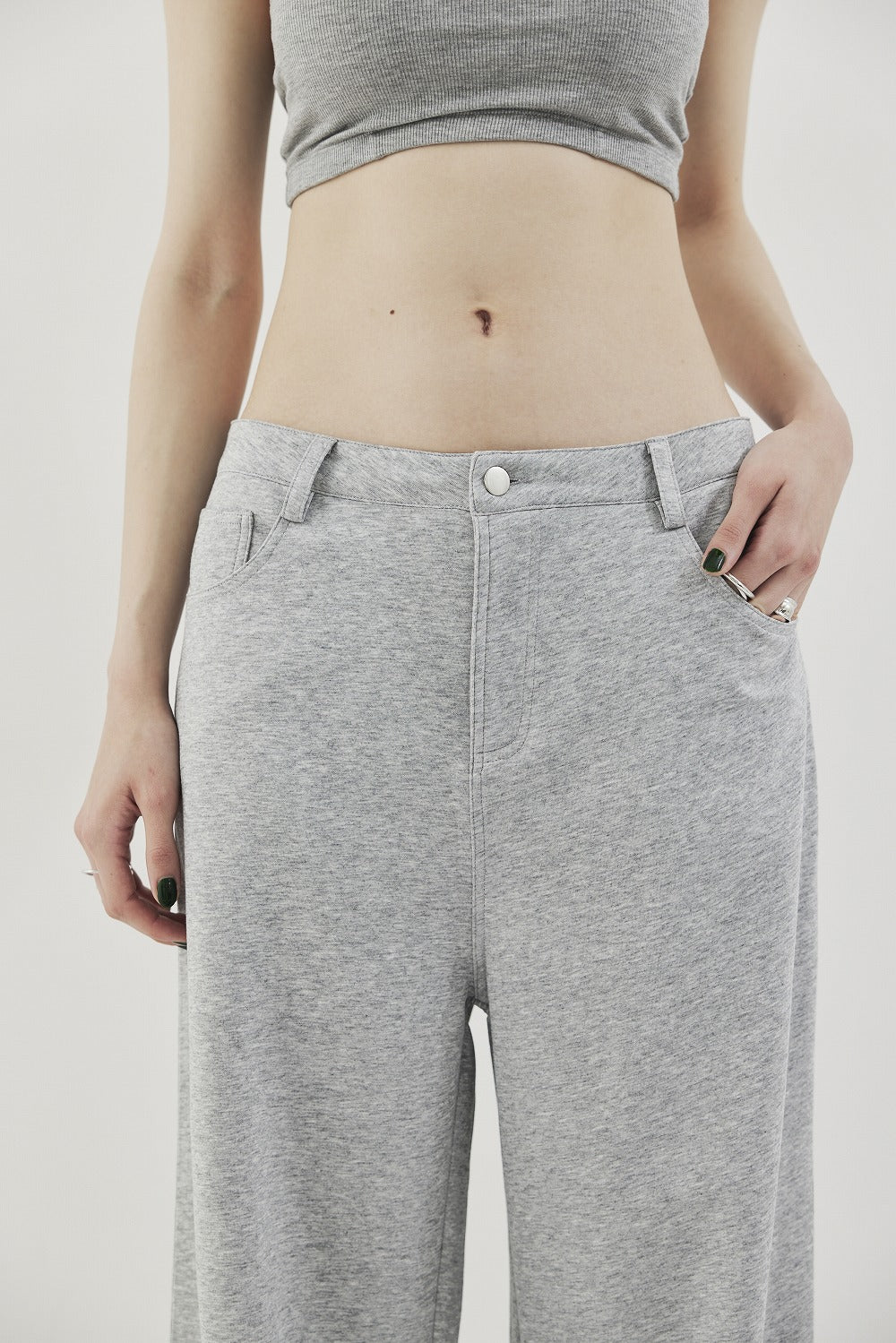 Straigh jersey pants