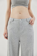 Straigh jersey pants