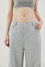 Straigh jersey pants