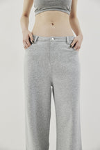 Straigh jersey pants