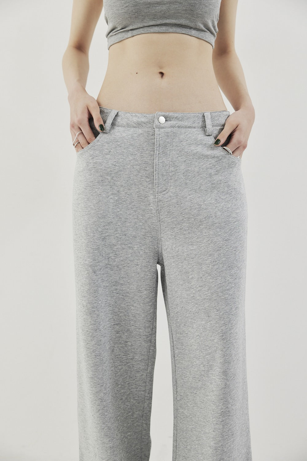 Straigh jersey pants