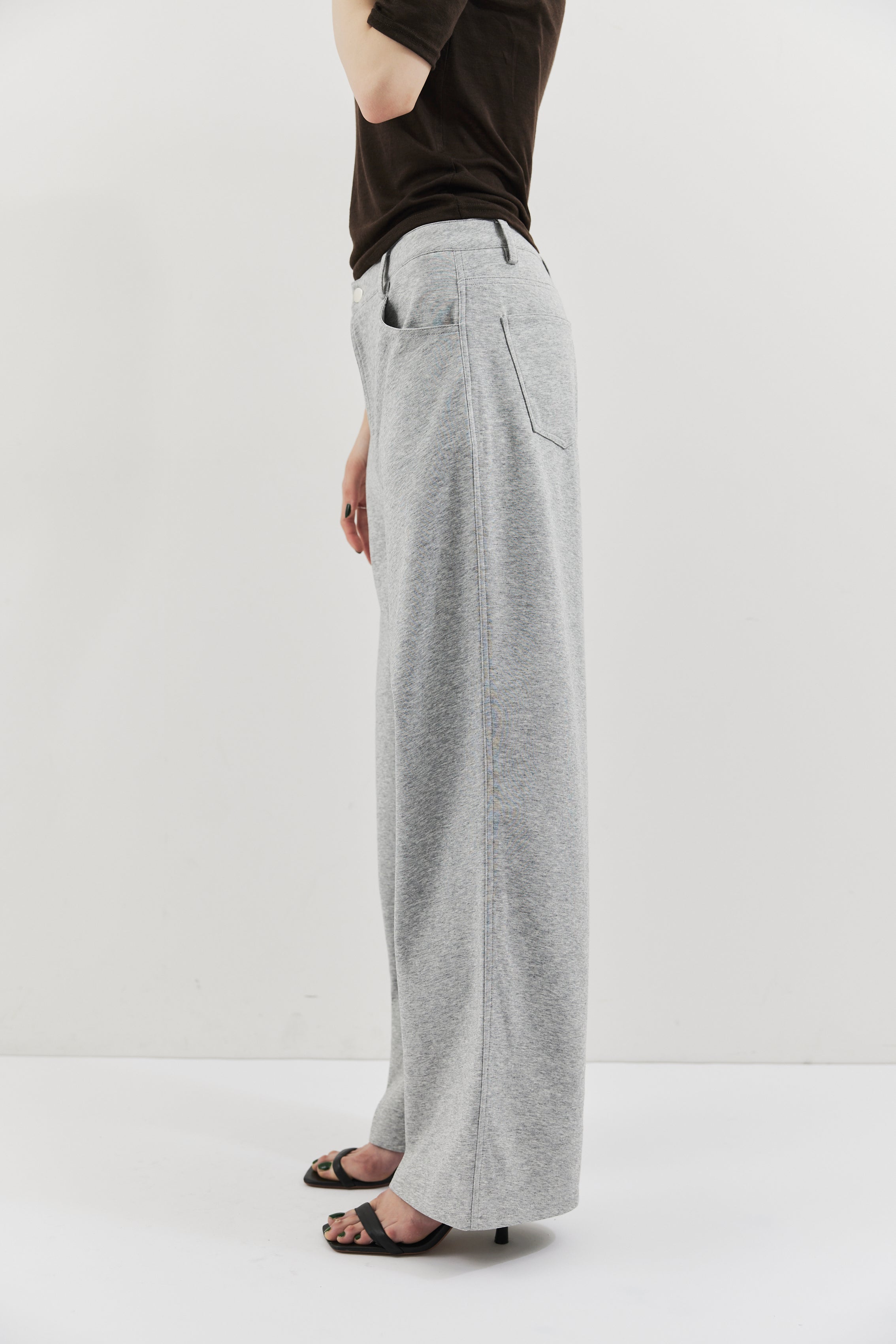 Straigh jersey pants