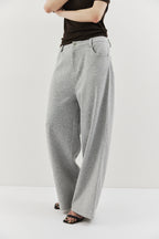 Straigh jersey pants