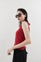 Eyelet tank top