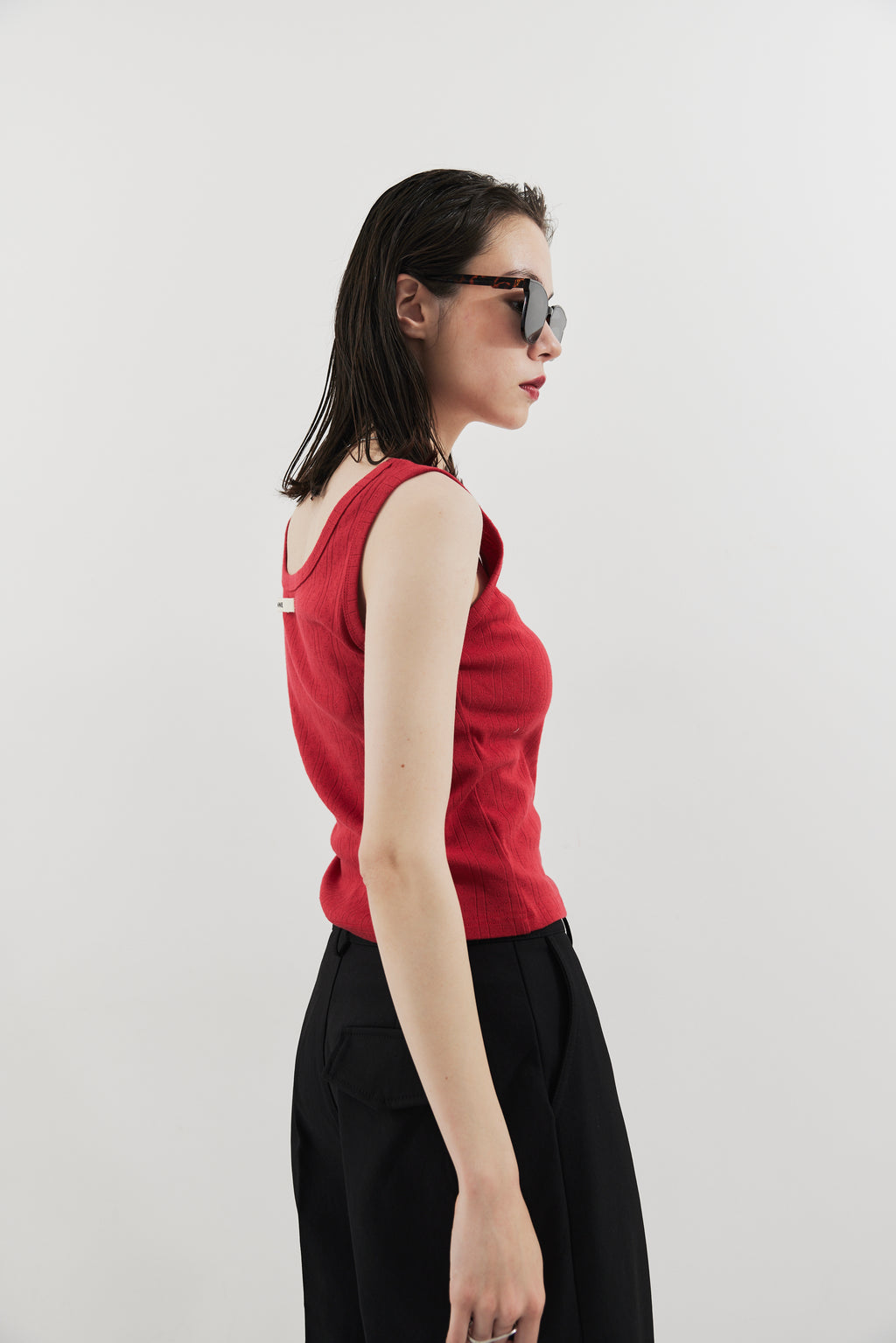 Eyelet tank top