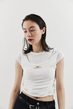 Eyelet tank top
