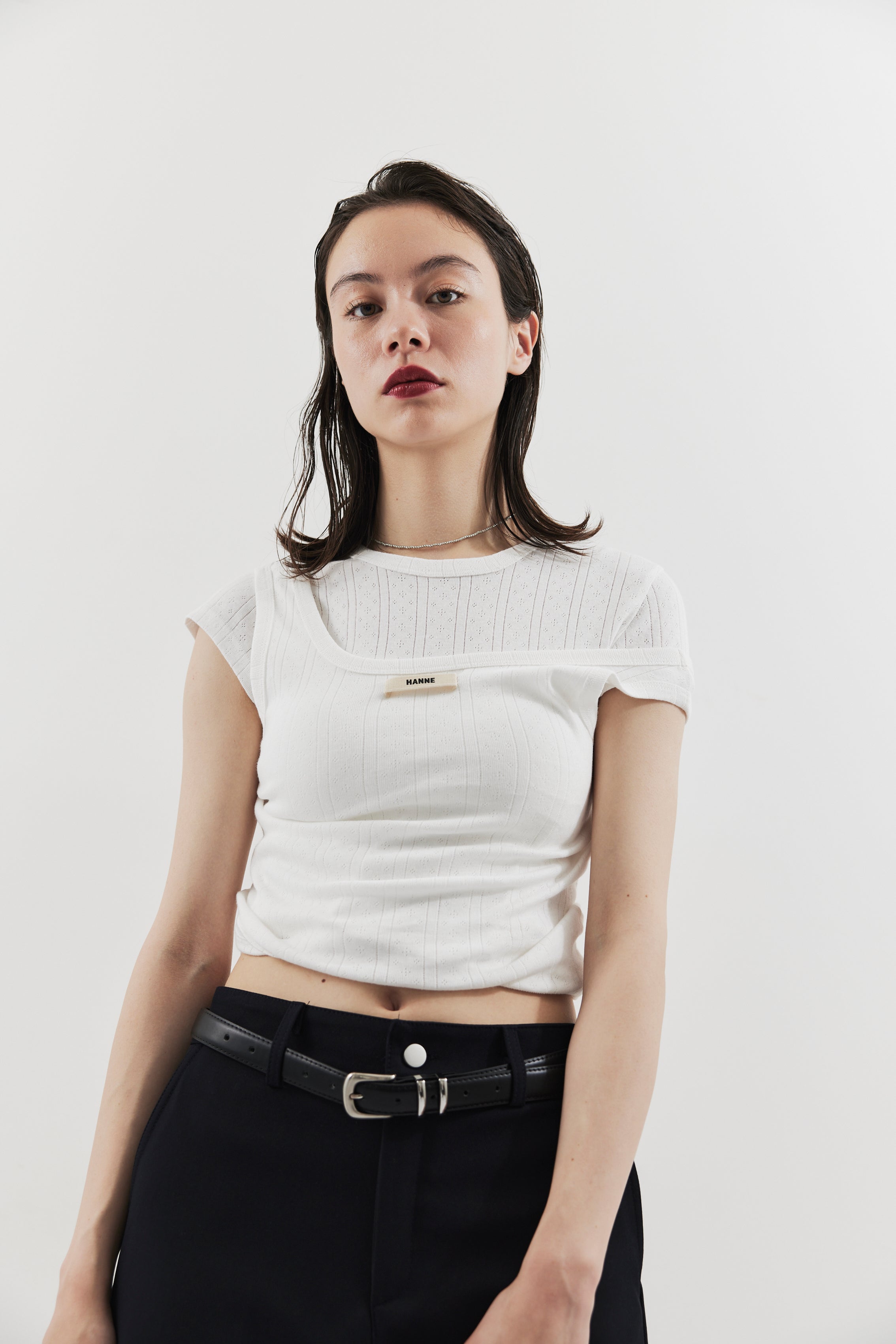 Eyelet tank top