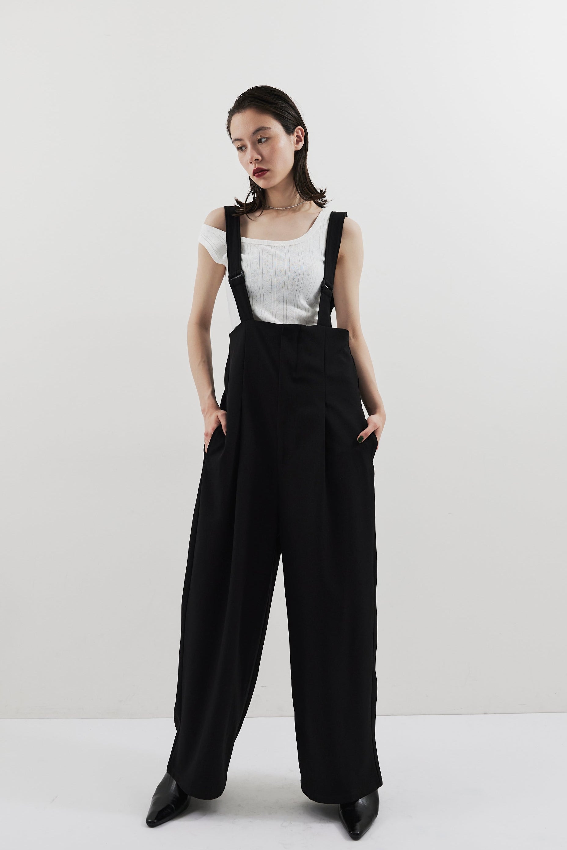 Suspenders trousers
