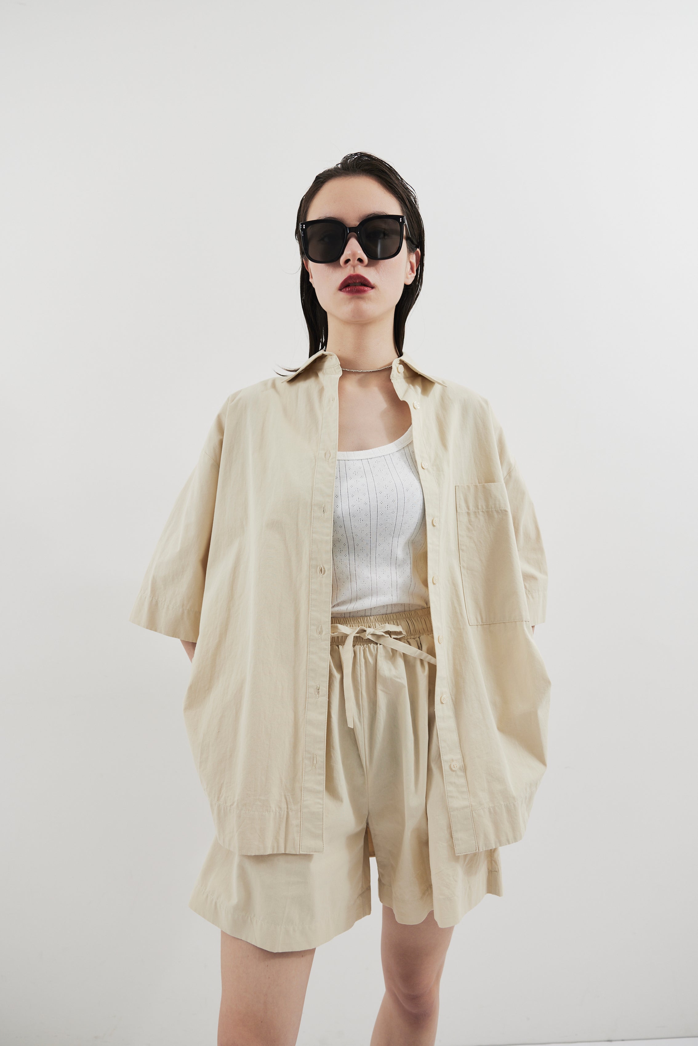 Half sleeve shirt setup