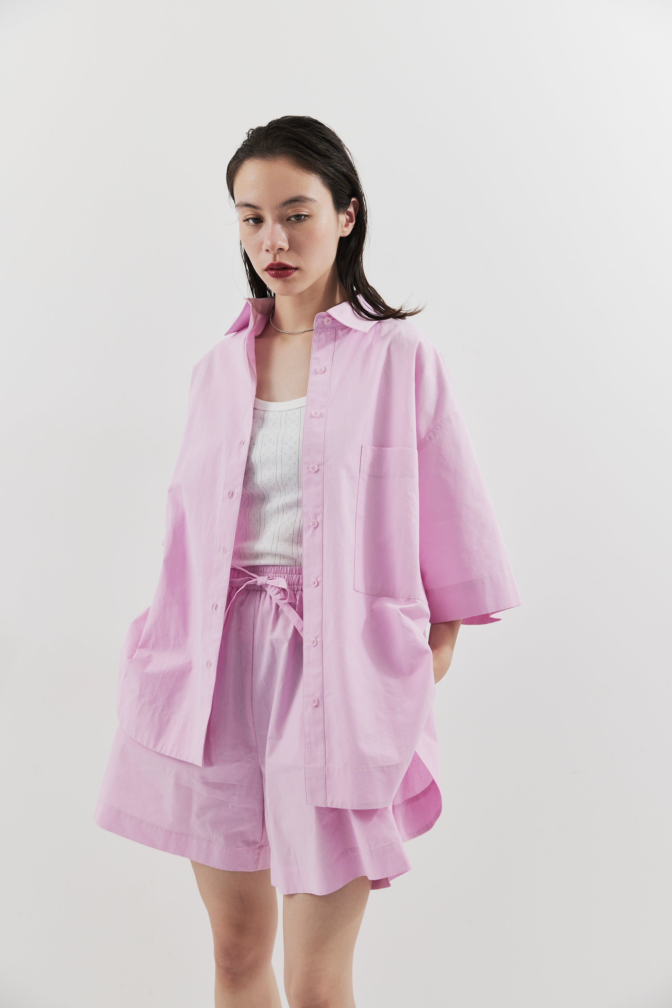 Half sleeve shirt setup