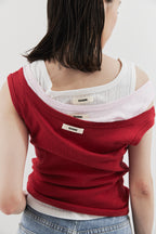 Eyelet tank top