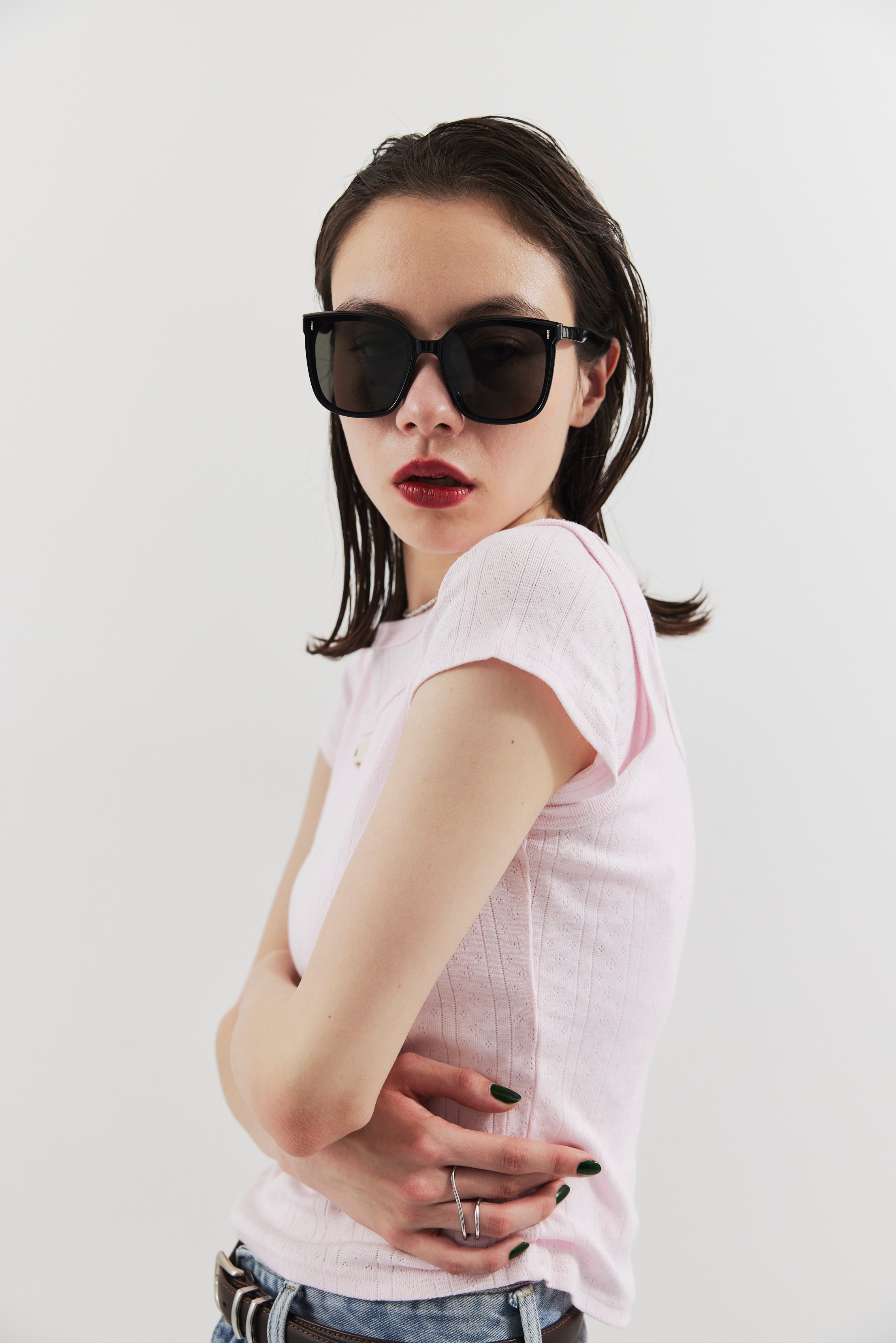 Eyelet tank top