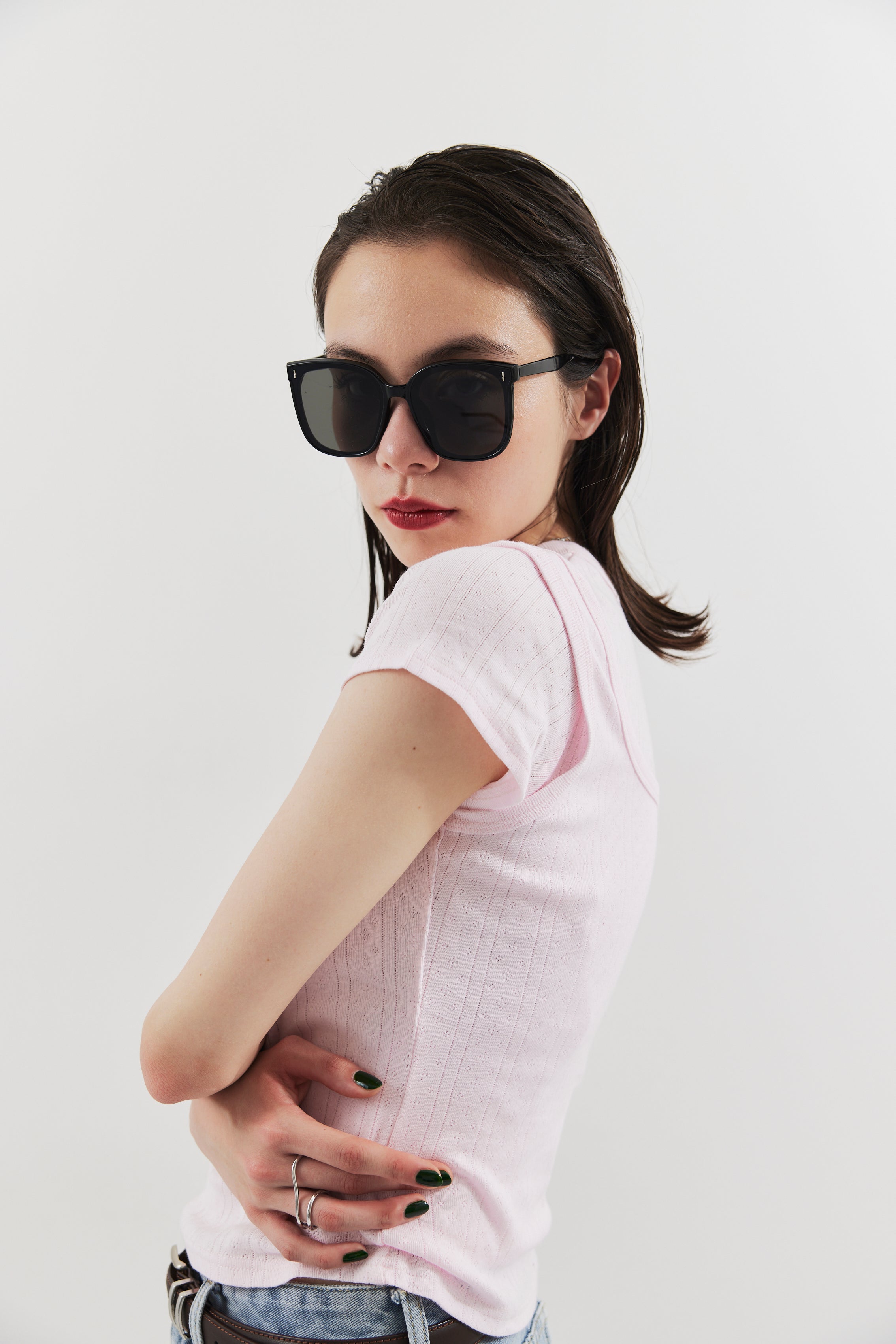Eyelet tank top