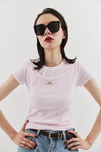 Eyelet tank top