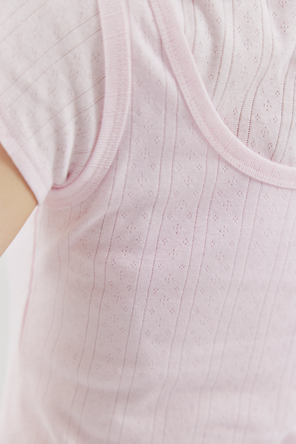 Eyelet tank top