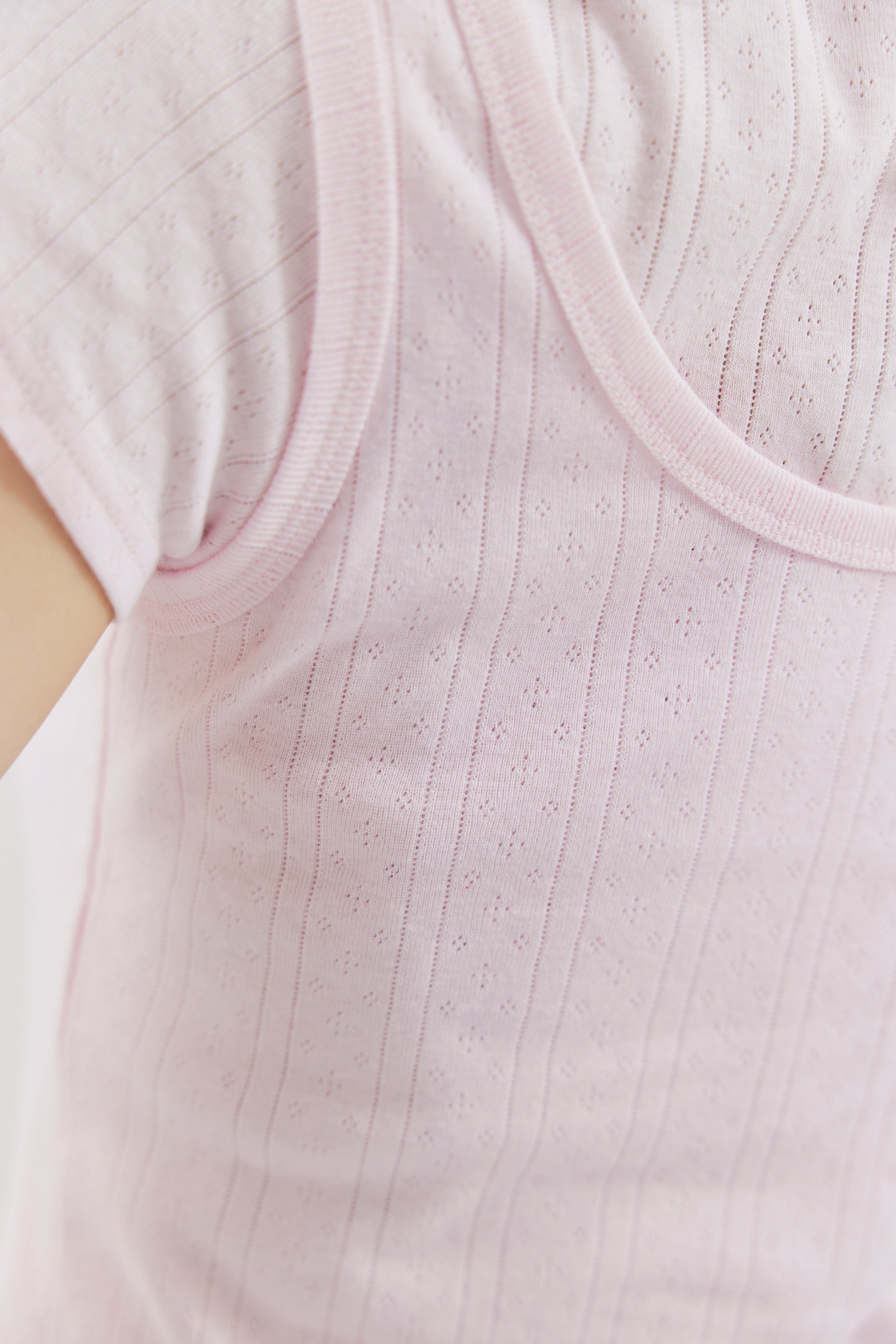 Eyelet tank top