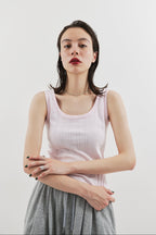 Eyelet tank top