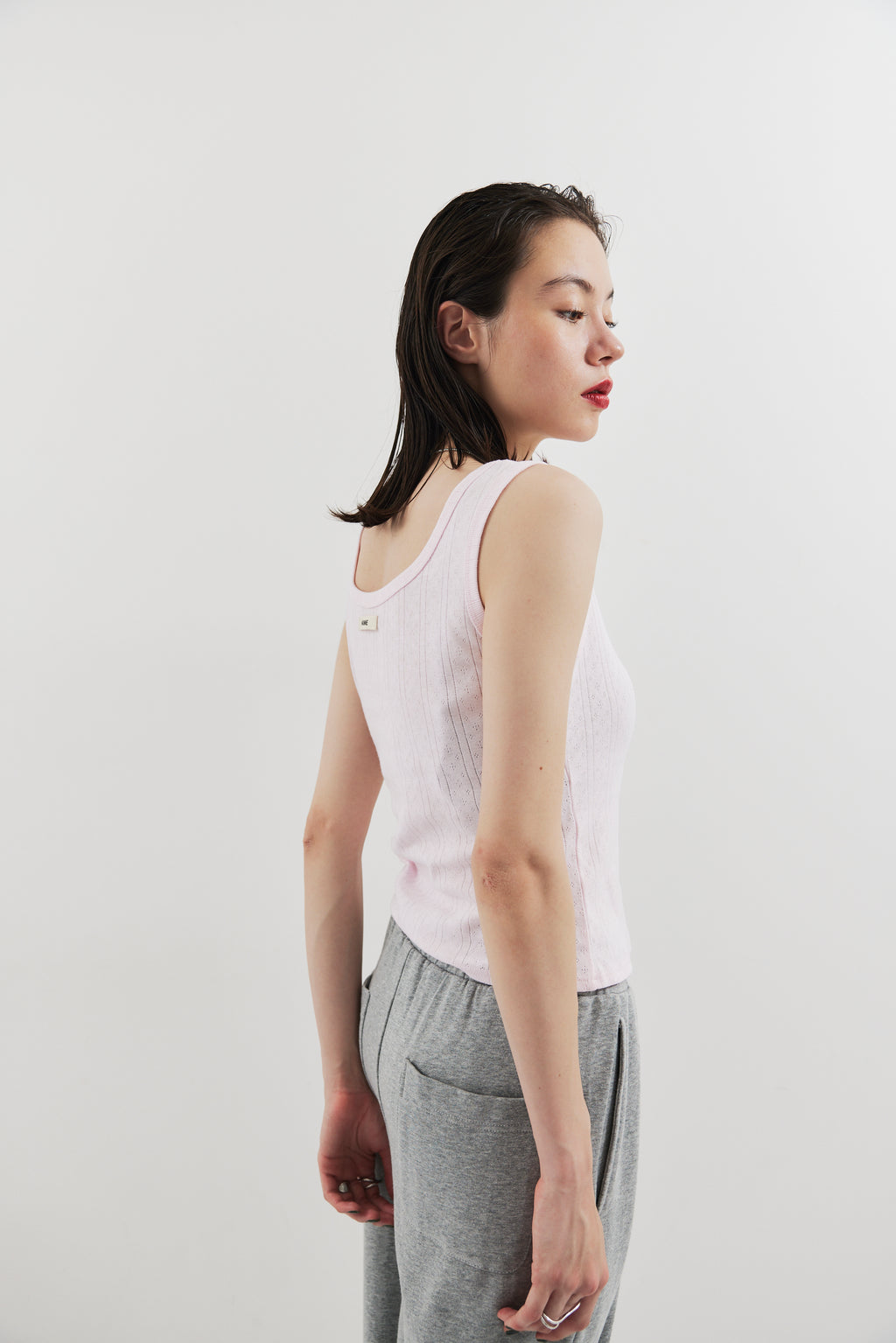 Eyelet tank top