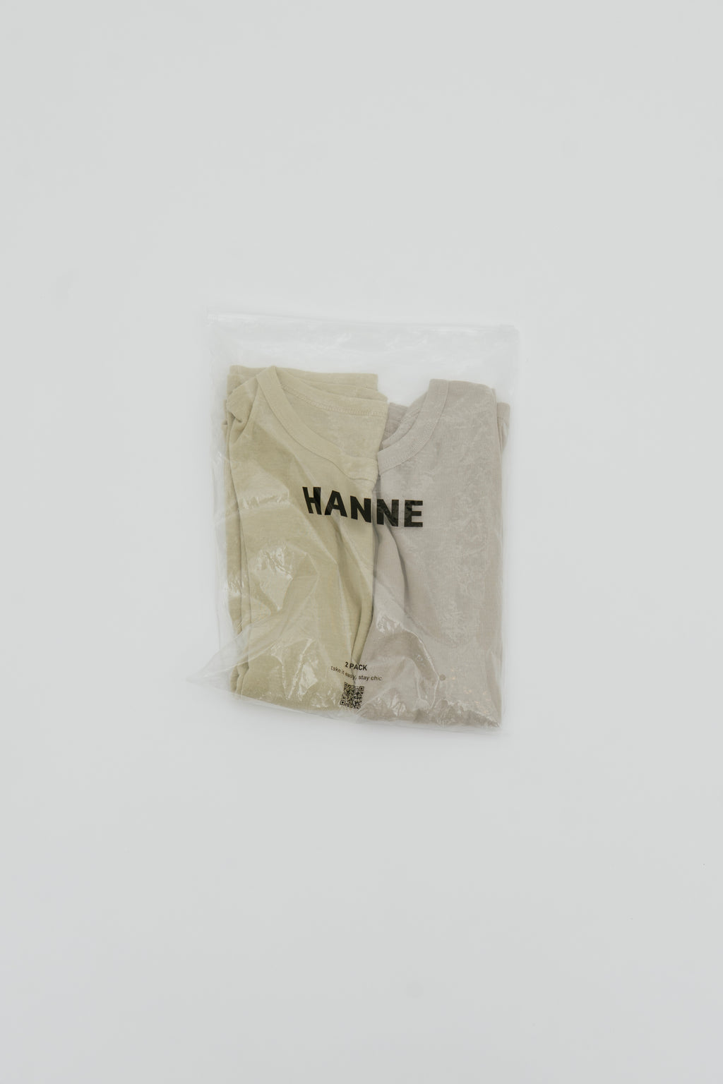 2PACK Sheer half sleeve TEE