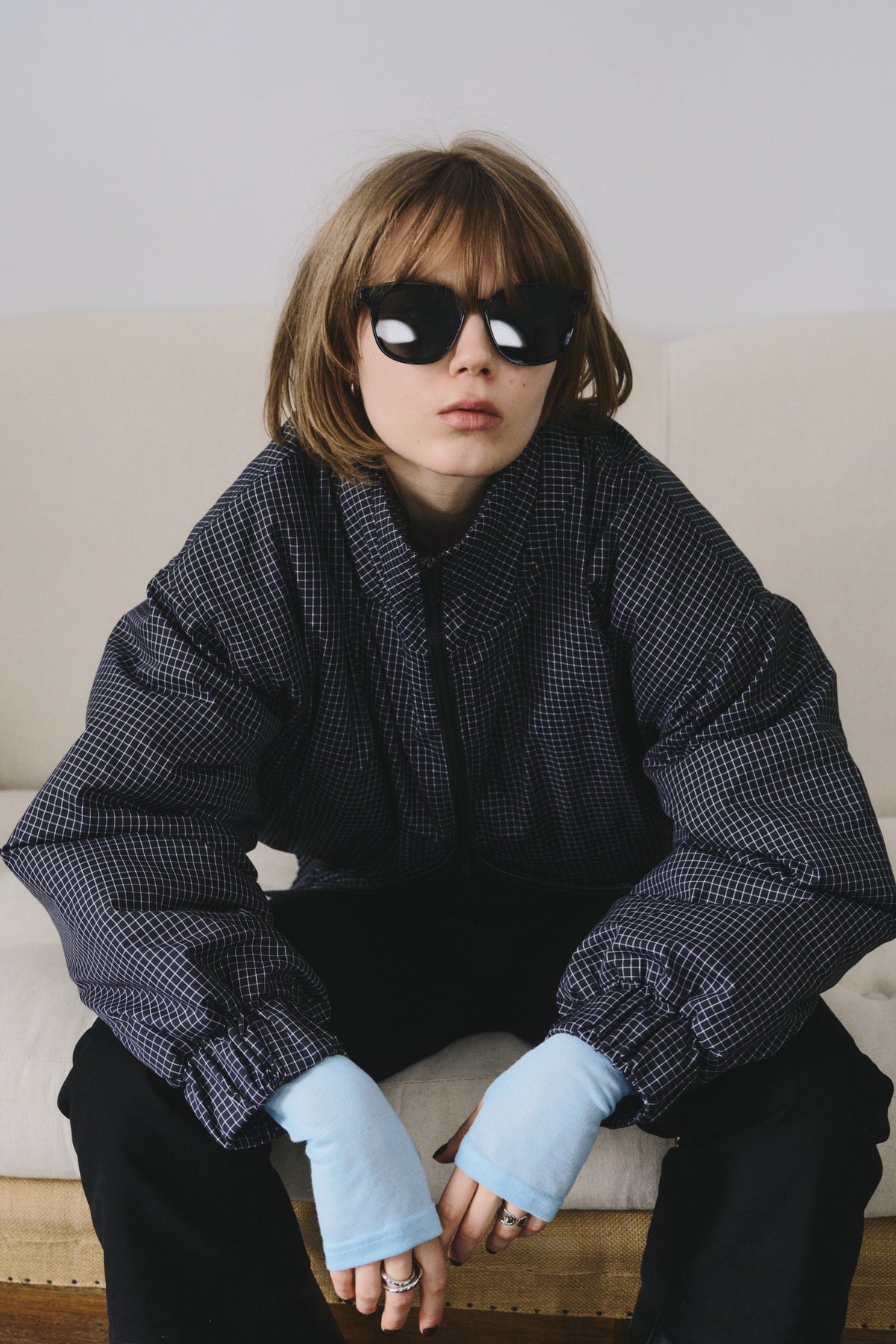 Short padding blouson