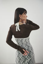 Halter neck lace dress