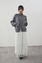 Sheer dot layered pants