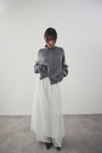 Sheer dot layered pants