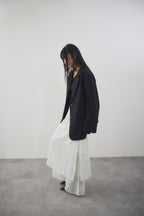 Sheer dot layered pants