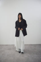 Sheer dot layered pants