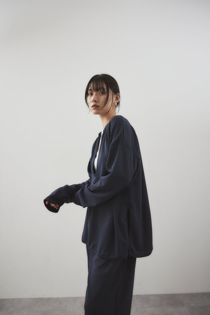 Deep slit neck tops