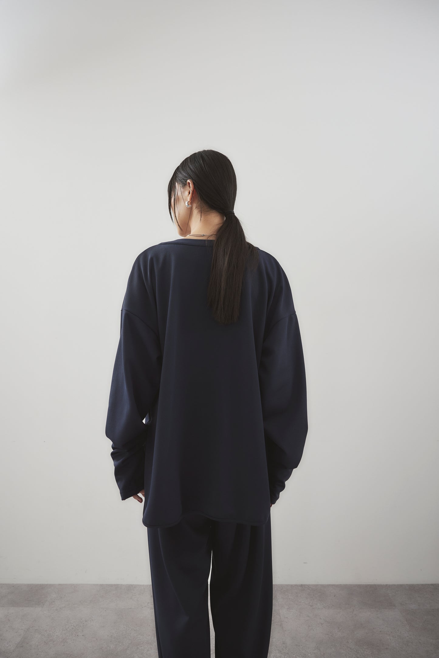 Deep slit neck tops