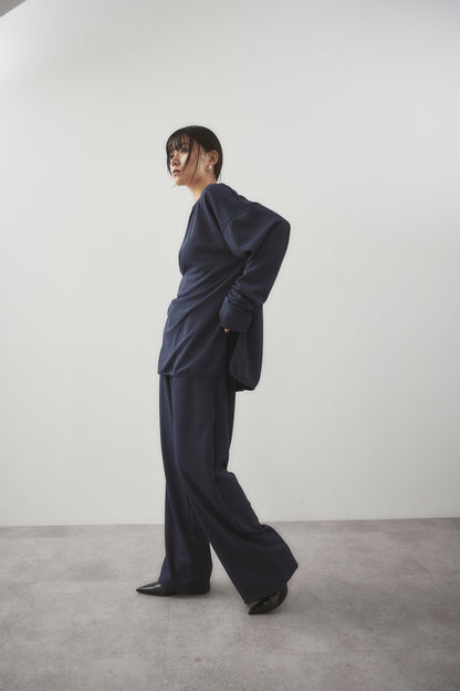 Deep slit neck tops