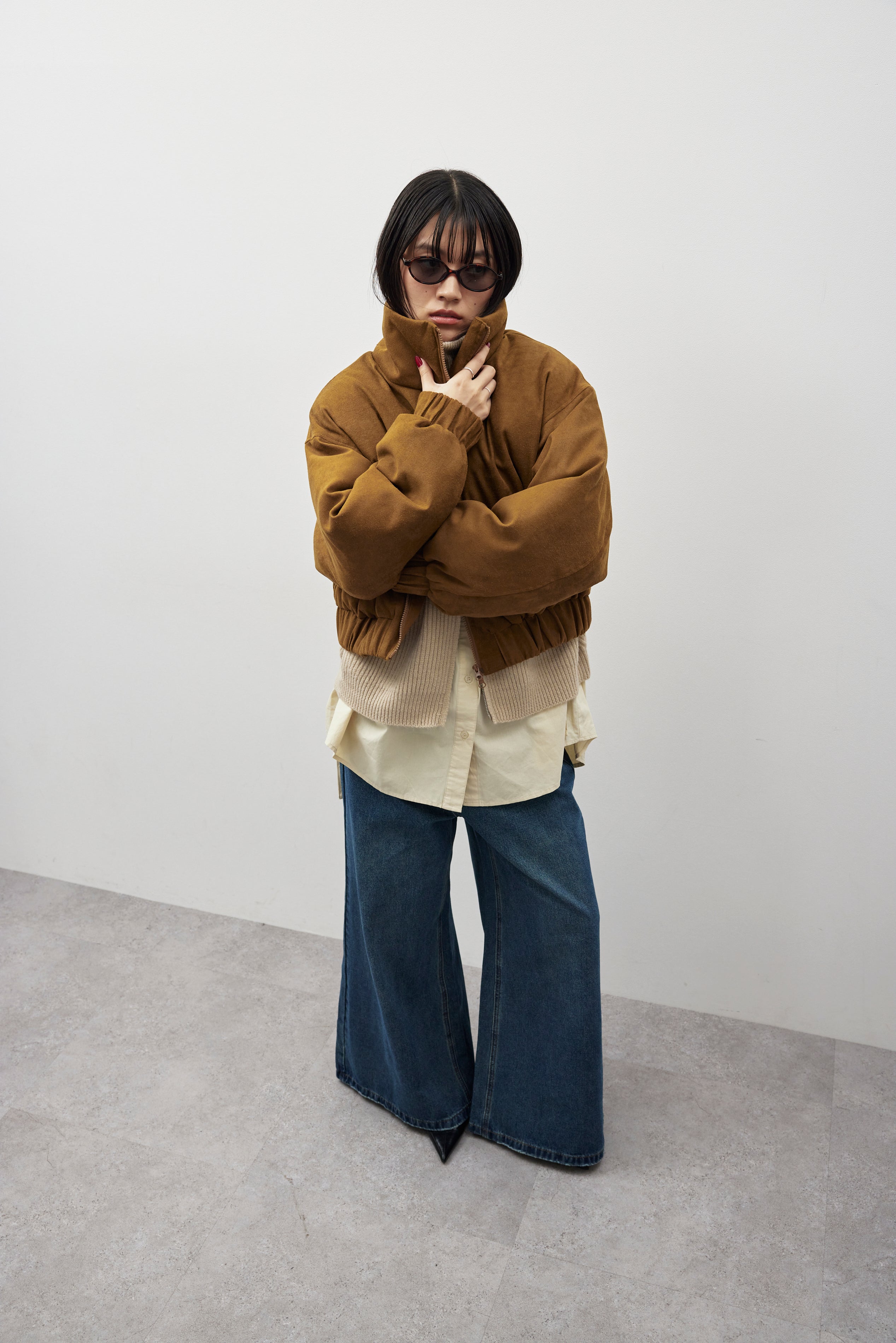 Short padding blouson