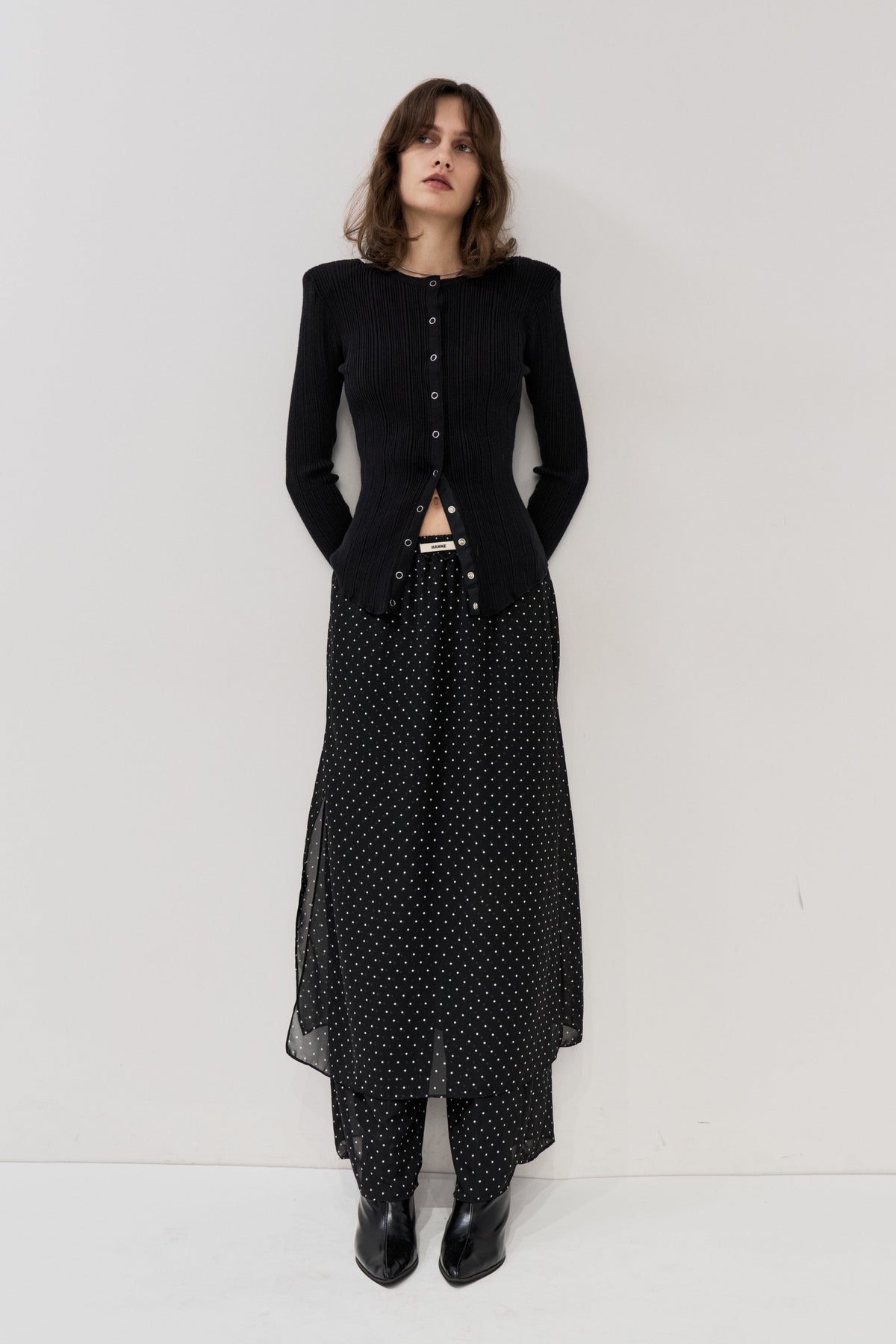 Sheer layered pants