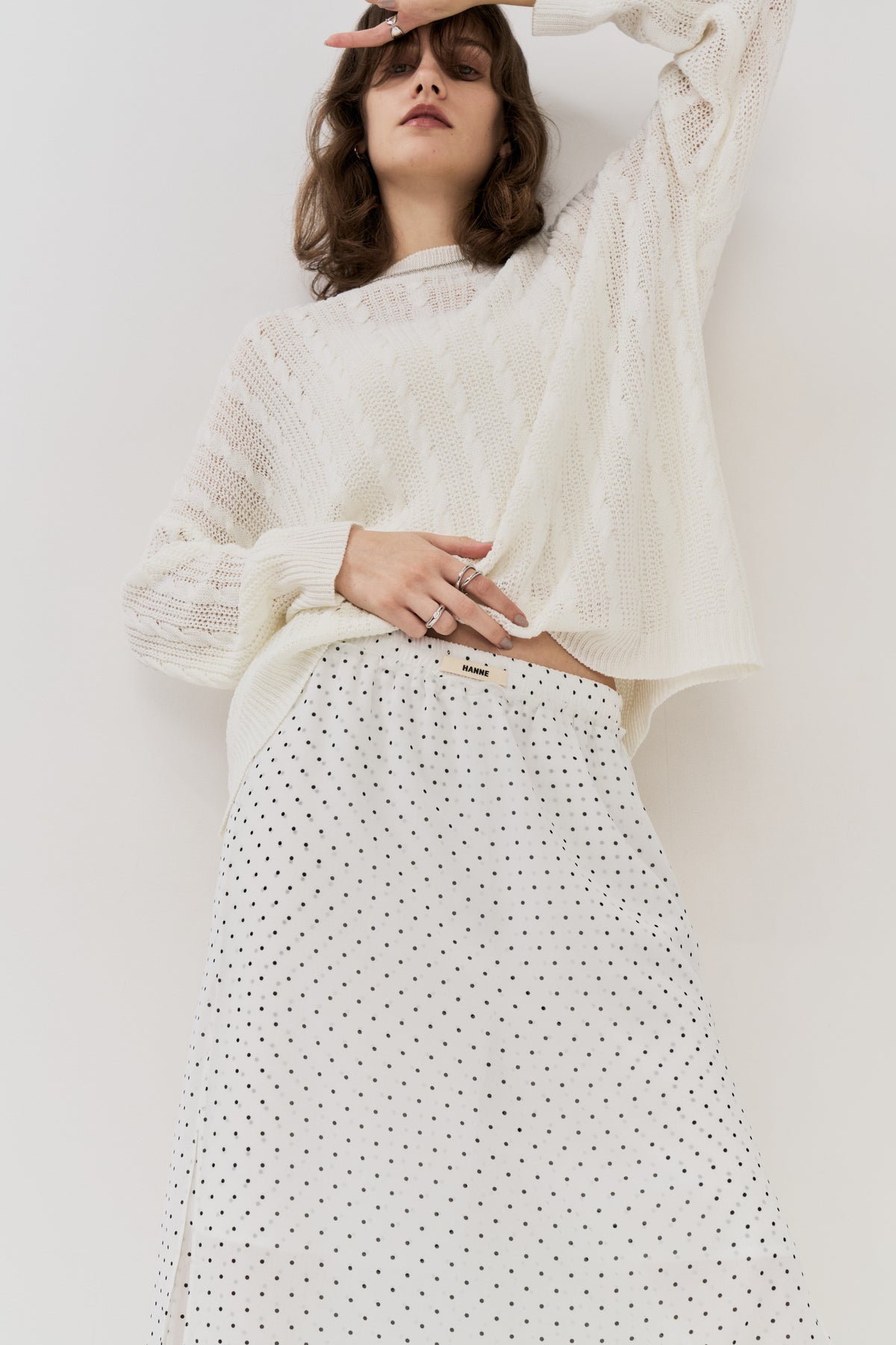 Sheer layered pants