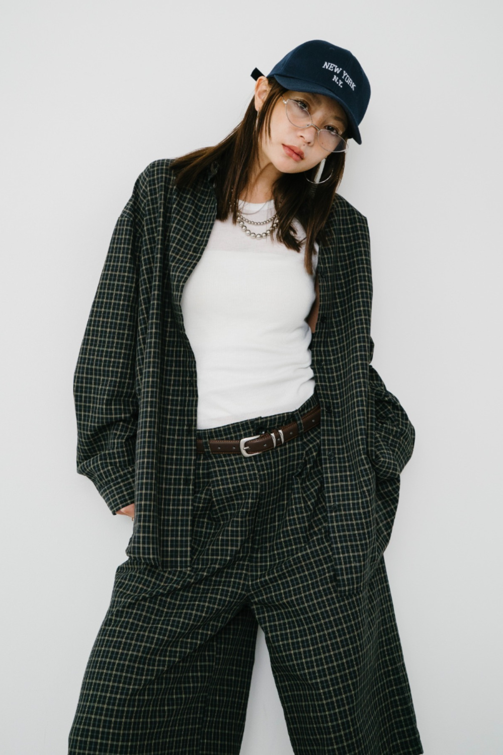 【Collaboration】Classic check bermuda pants