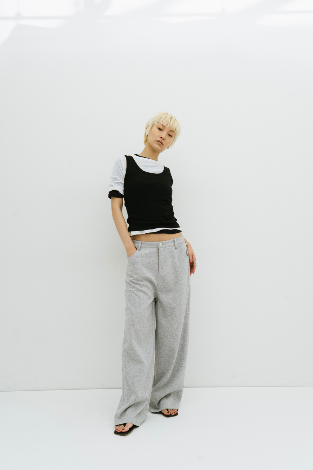 Eyelet tank top