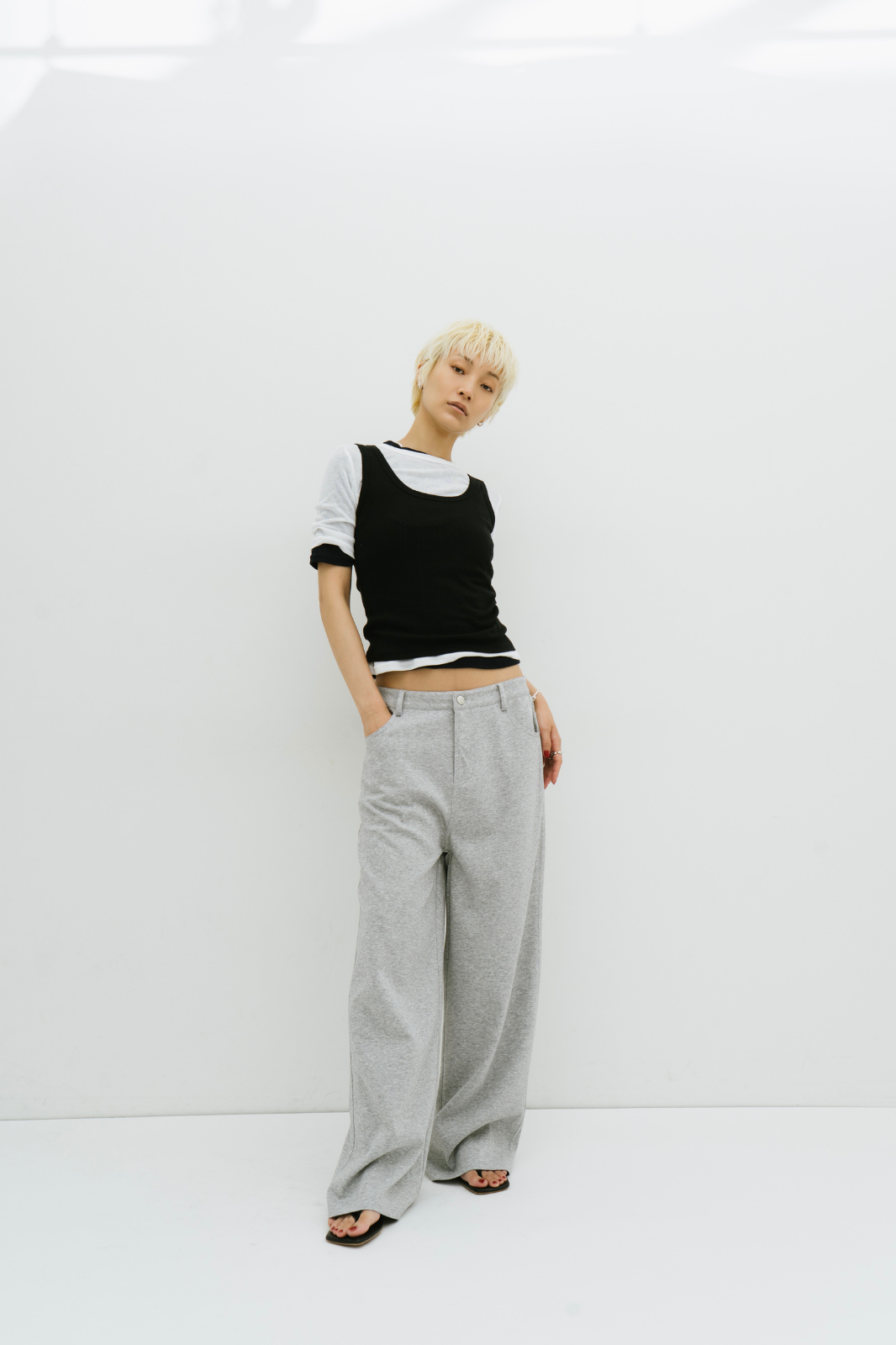 Eyelet tank top
