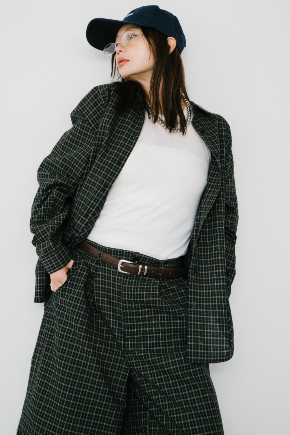 【Collaboration】Classic check bermuda pants