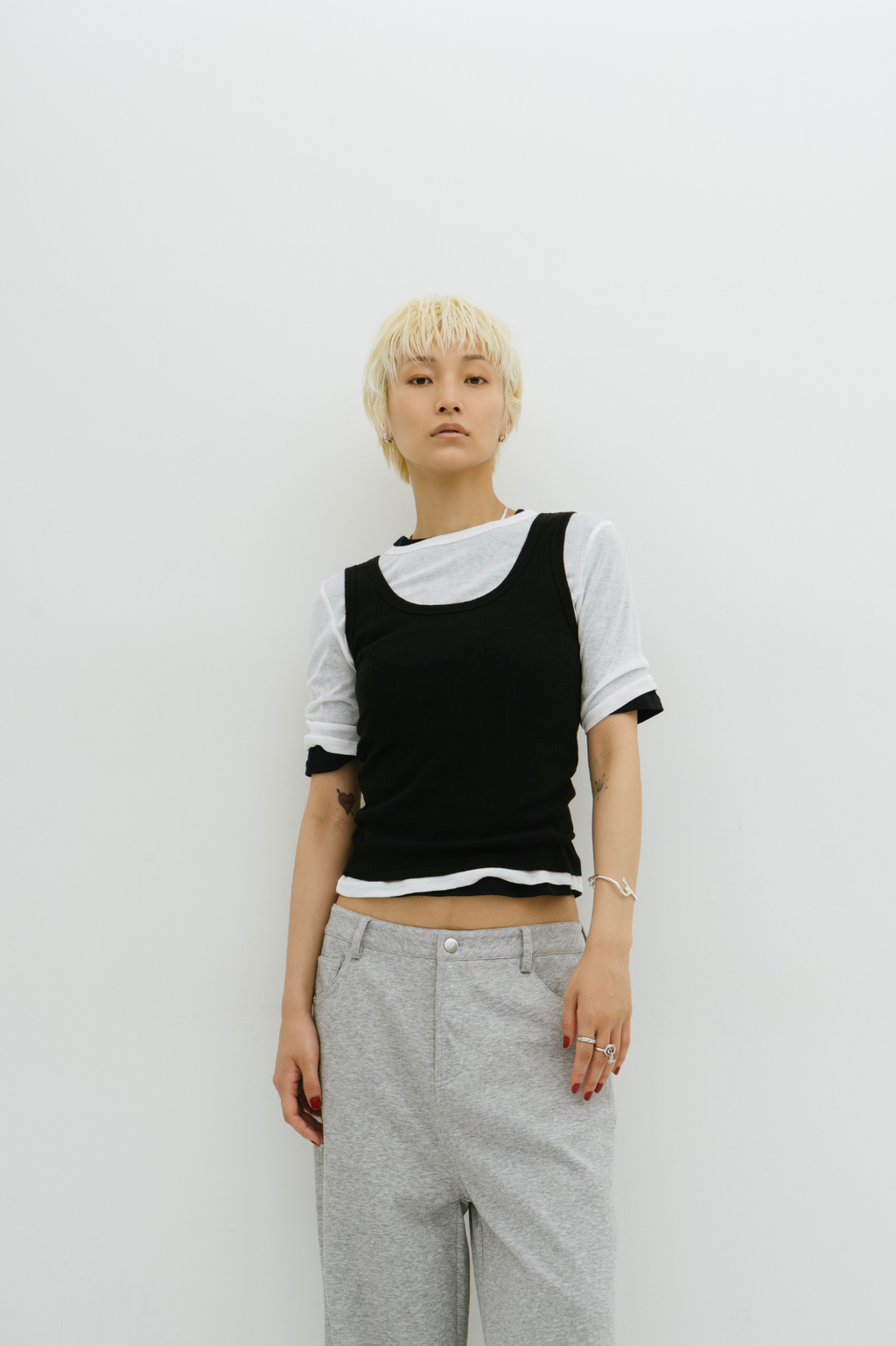 Eyelet tank top