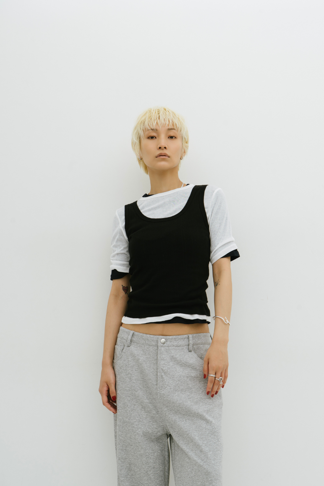 Eyelet tank top