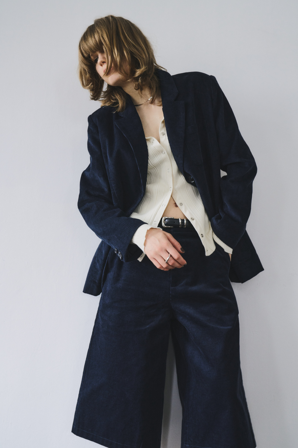 Corduroy tailored jacket