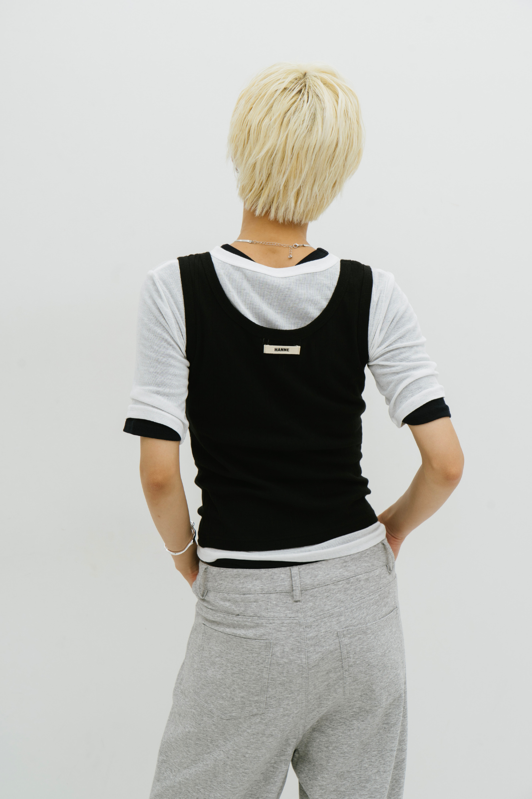 Eyelet tank top